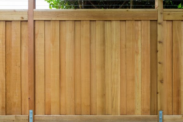 Wooden Fence Installation