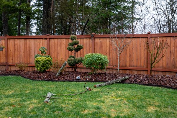 Backyard Fence Installation