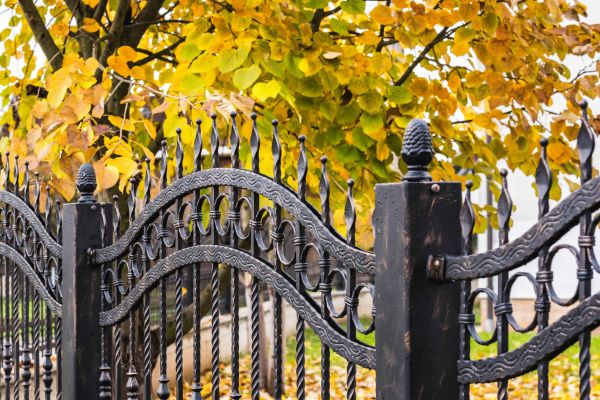 Wrought Iron Fence Installation