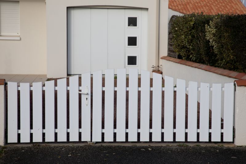 White Pvc Fence Installation